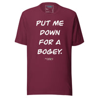 Put Me Down For A Bogey T-shirt