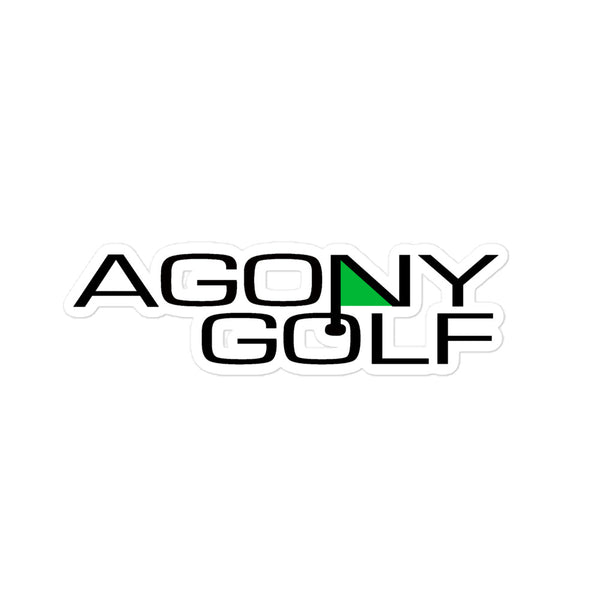 Agony Golf sticker